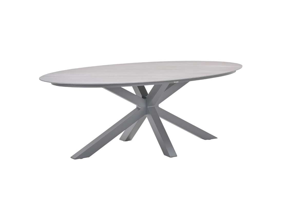 Dining tafel Scotland taupe sand - 230x115x76 cm