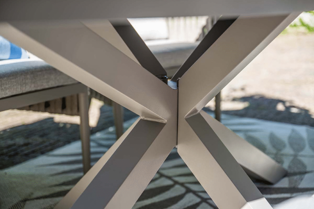 Dining tafel Scotland taupe sand - 230x115x76 cm