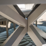 Dining tafel Scotland taupe sand - 230x115x76 cm