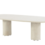 Hampton mortex onderstel voor ovale eettafel 240/300 cm (H 75)