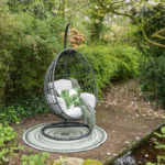 Hangstoel Panama swing chair egg carbon black