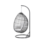 Hangstoel Panama swing chair egg carbon black