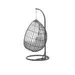 Hangstoel Panama swing chair egg carbon black