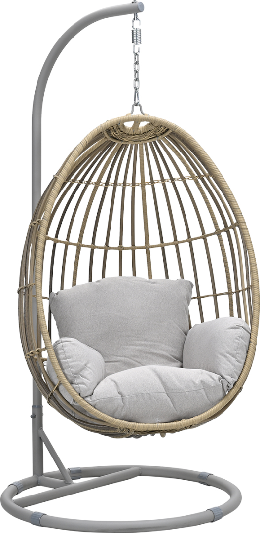 Hangstoel Panama swing chair egg taupe sand