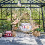 Hangstoel Panama swing chair egg taupe sand