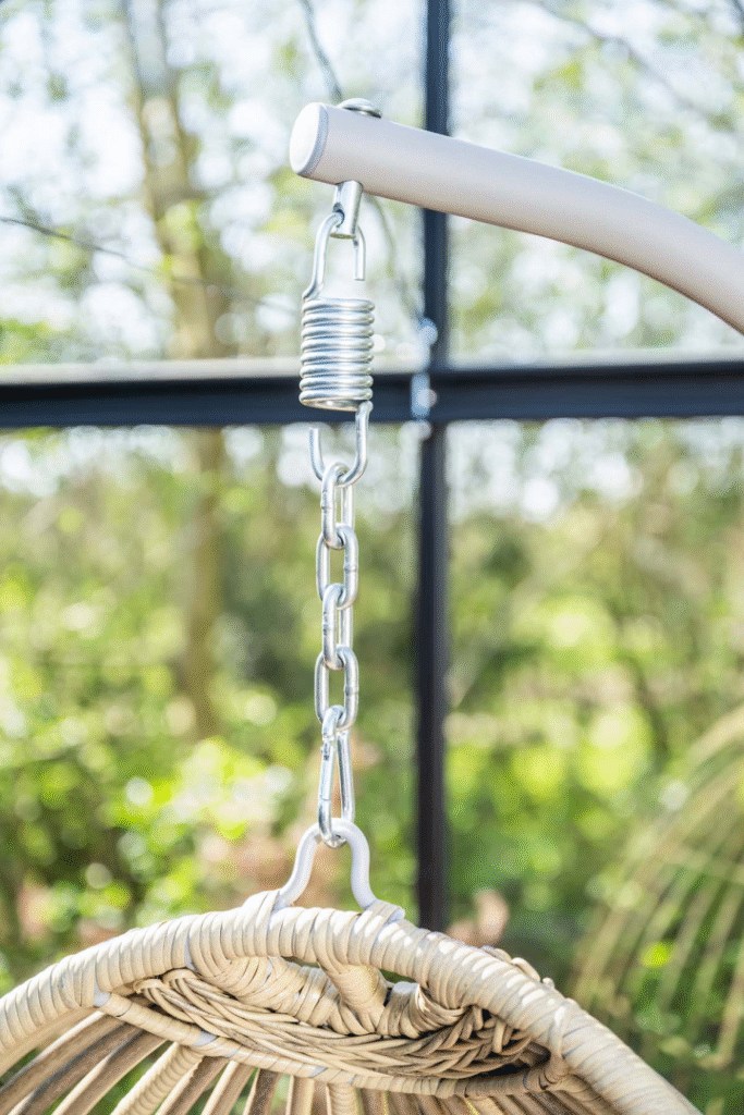 Hangstoel Panama swing chair egg taupe sand