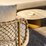 Hoek loungebank Martinique amber 3-dlg