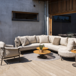 Hoek loungeset Ezra 3-dlg