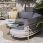 Hoek loungeset Piacenza + Loungetafel set Monroe 5-dlg