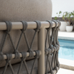 Hoek loungeset Piacenza + Loungetafel Sofie 70x80 cm 4-dlg