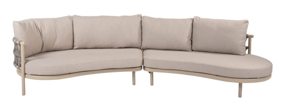 Hoek loungeset Piacenza z. Corner 2-dlg