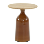 June rond salontafelblad teak, 45 cm �