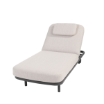 Ligbed Milano antraciet incl. kussen