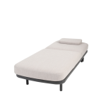 Ligbed Milano antraciet incl. kussen