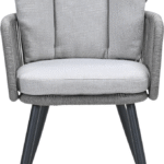 Lounge- dining stoel Linares XL carbon black sand