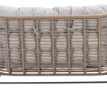 Loungebank Libelle 2-zits c. black/natural/desert sand