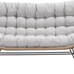 Loungebank Libelle 2-zits c. black/natural/desert sand