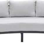 Loungebank Tirolo 3-zits carbon black sand