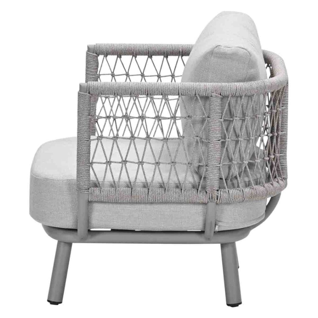 Loungestoel Matera taupe valley sand