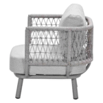 Loungestoel Matera taupe valley sand