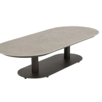 Loungetafel Boaz ovaal 150 x 65 cm Terre