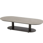 Loungetafel Boaz ovaal 150 x 65 cm Terre