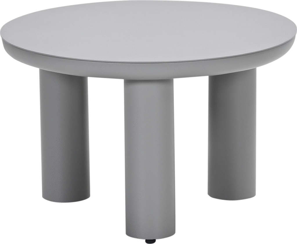 Loungetafel Elefanti rond taupe - Ø60x38 cm