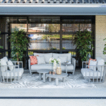 Loungetafel Elefanti rond taupe - Ø60x38 cm