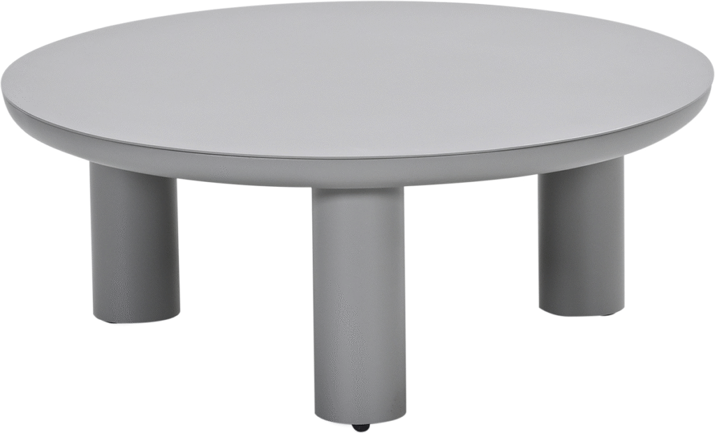 Loungetafel Elefanti rond taupe - Ø80x32 cm