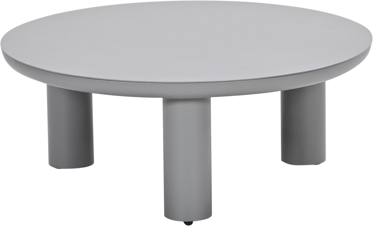 Loungetafel Elefanti rond taupe - Ø80x32 cm