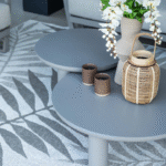 Loungetafel Elefanti rond taupe - Ø80x32 cm