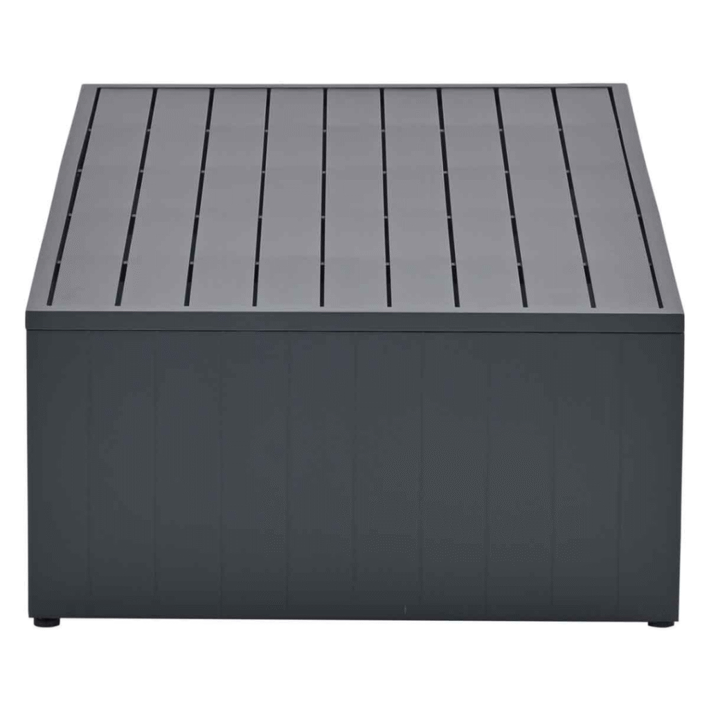 Loungetafel Geneva carbon black - 149x82x41 cm