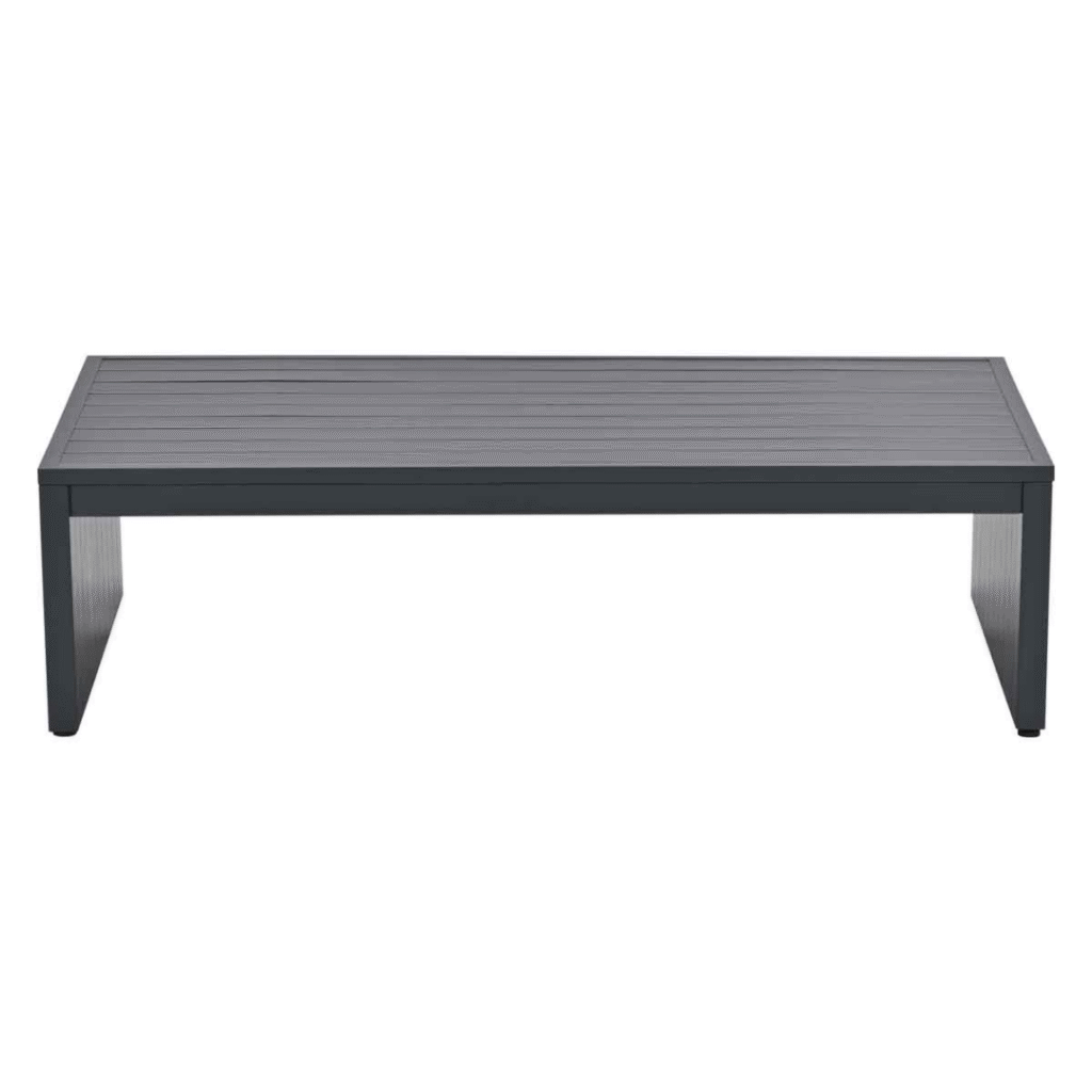 Loungetafel Geneva carbon black - 149x82x41 cm