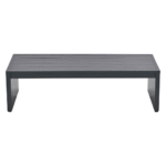 Loungetafel Geneva carbon black - 149x82x41 cm