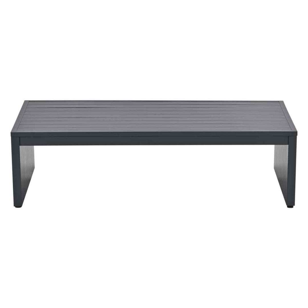 Loungetafel Geneva carbon black - 149x82x41 cm