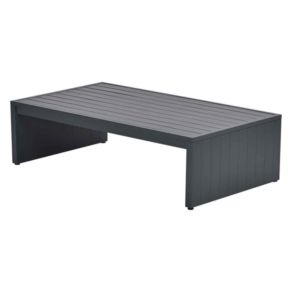 Loungetafel Geneva carbon black - 149x82x41 cm