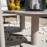 Loungetafel Nice taupe sand - Ø60x45 cm