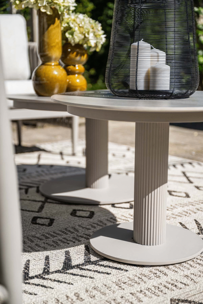 Loungetafel Nice taupe sand - Ø60x45 cm