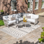 Loungetafel Nice taupe sand - Ø80x40 cm