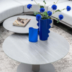 Loungetafel Nice taupe sand - Ø80x40 cm