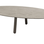 Loungetafel Salute ovaal terre - 120x65x30 cm