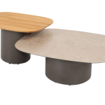 Loungetafel set Demi - 50×60 en 70×80 cm terre