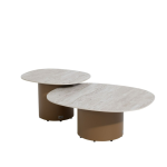 Loungetafel Sofie amber - 70x80 cm