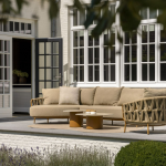 Loungetafel Sofie amber - 70x80 cm