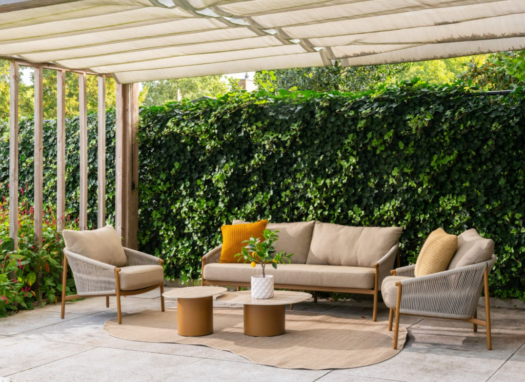 Loungetafel Sofie amber - 70x80 cm