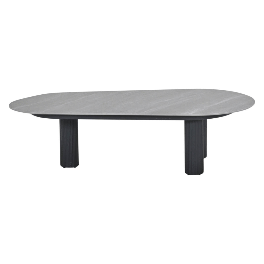 Loungetafel Texas carbon black sand 130x63x40 cm