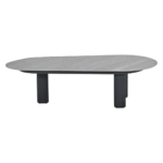 Loungetafel Texas carbon black sand 130x63x40 cm