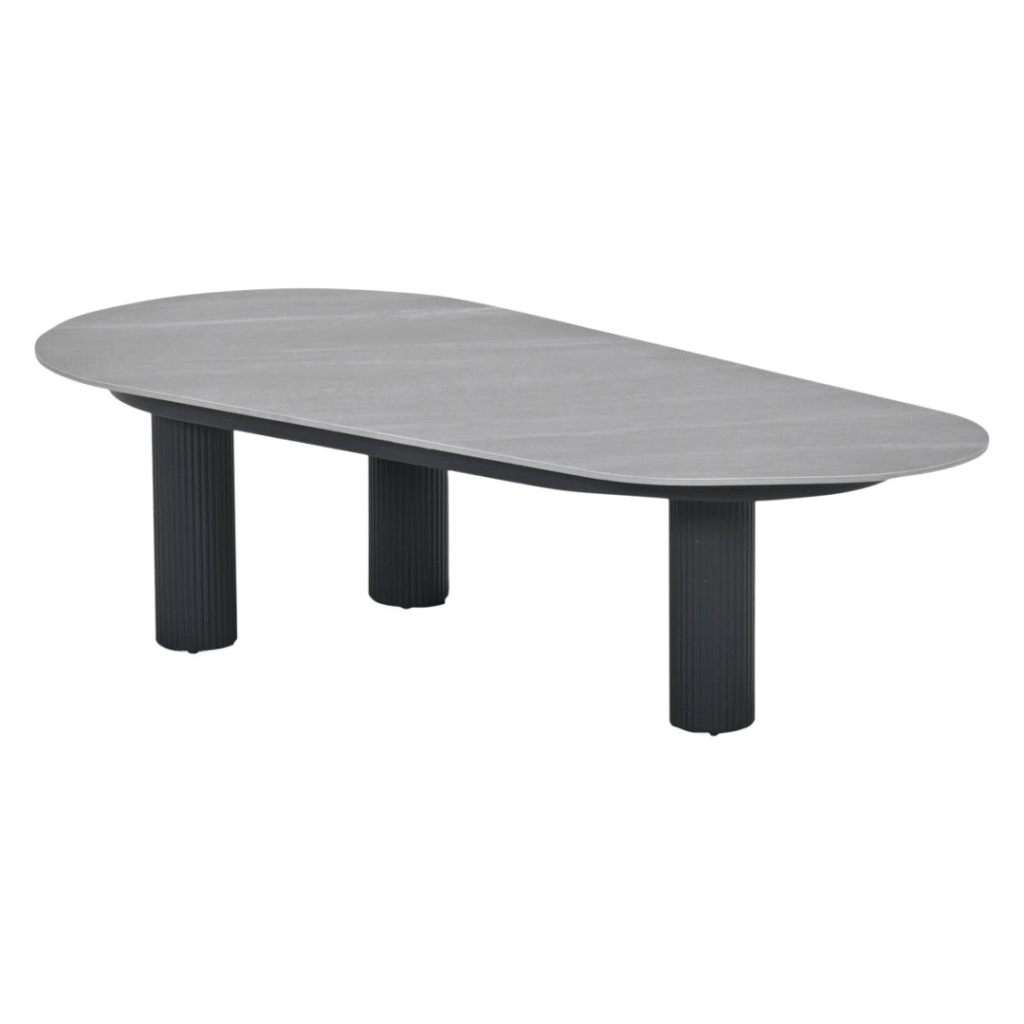 Loungetafel Texas carbon black sand 130x63x40 cm