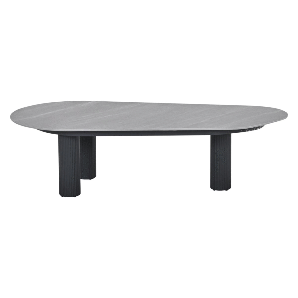 Loungetafel Texas carbon black sand 130x63x40 cm