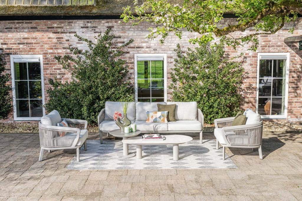 Loungetafel Texas taupe sand 130x63x40 cm